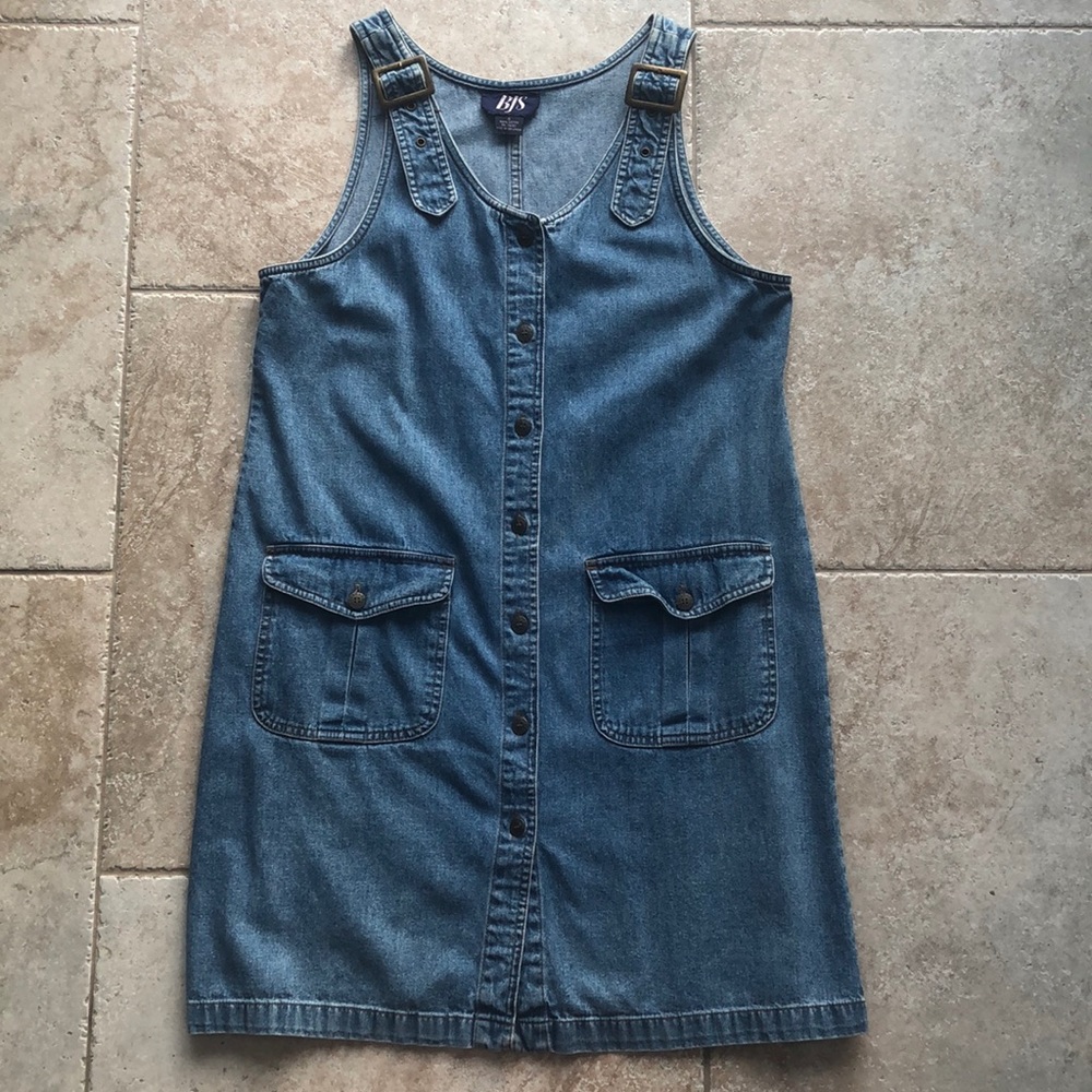 Denim Dress With Pockets